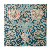 TEGEL : WILLIAM MORRIS : HONEYSUCKLE TEGELTJE (Voorkant)