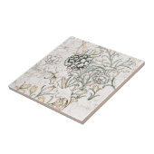 TEGEL : WILLIAM MORRIS : HONEYSUCKLE TEGELTJE (Zijkant)