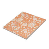 TEGEL : WILLIAM MORRIS : WILD TULIP TEGELTJE (Zijkant)