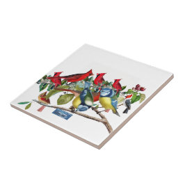 Tegel Wit (Vogelboom) RFPMDesigns ©️2024 Tegeltje