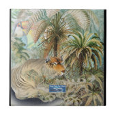 Tegel Zwart (Oerwoud Fever) RFPMDesigns ©️2024 Tegeltje (Voorkant)