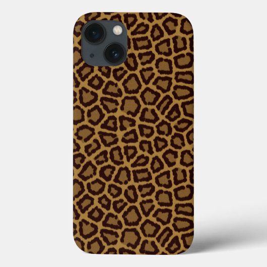 Tegelachtergrond met luipaard Case-Mate iPhone case (Achterkant)