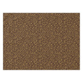 Tegelachtergrond met luipaard tafelkleed (Voorkant (Horizontaal))