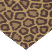 Tegelachtergrond met luipaard tafelkleed (Gekanteld)