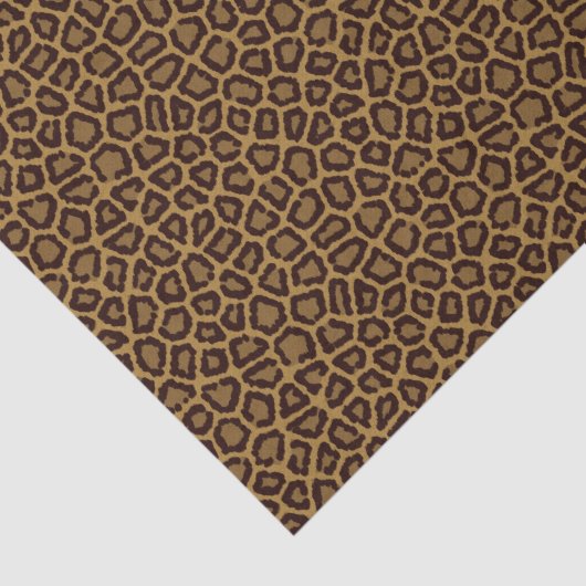 Tegelachtergrond met luipaard tissuepapier (Detail)