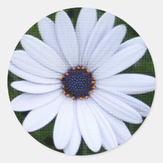 tegelbloem ronde sticker