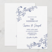 Tegelbruiloft Kaart (Voorkant / Achterkant)