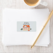 Tegeldak Nieuwe Huis Adres Etiket (Insitu)