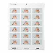 Tegeldak Nieuwe Huis Adres Etiket (Full Sheet)