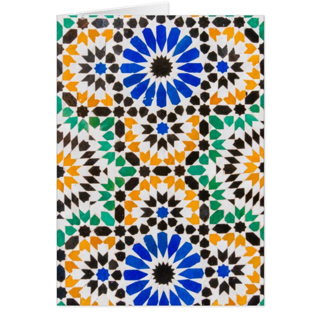 Tegeldecoratie bij Bahia Palace (Voorkant)