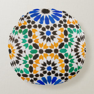 Tegeldecoratie bij Bahia Palace Rond Kussen