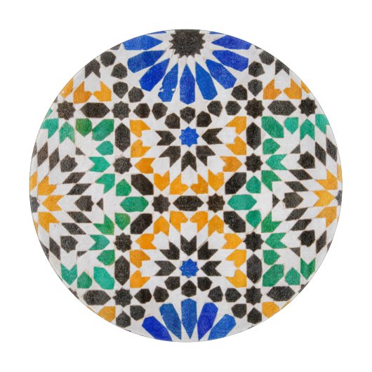 Tegeldecoratie bij Bahia Palace Snijplank (Voorkant)