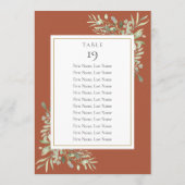 Tegelgroen Stoelenindeling Tafelnummer (Achterkant)