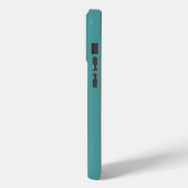 Tegelgroene monogram Case-Mate iPhone case (Achterkant / Links)