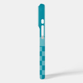 Tegelijk Geruite Gestreepte Gepersonaliseerde Case-Mate iPhone Case (Achterkant / Links)