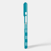 Tegelijk Geruite Gestreepte Gepersonaliseerde Case-Mate iPhone Case (Achterkant / Links)