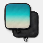 Tegelijk met moderne ombre-kleurverloop pannenlap (Voorkant / Achterkant)