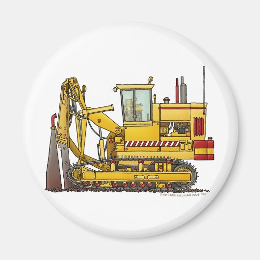 Tegelmachine constructie magneten (Voorkant)