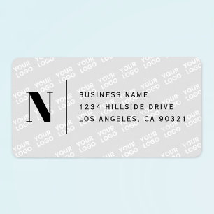 Tegelontwerp Logo Modern retouradres Etiket