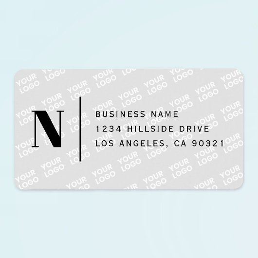Tegelontwerp Logo Modern retouradres Etiket