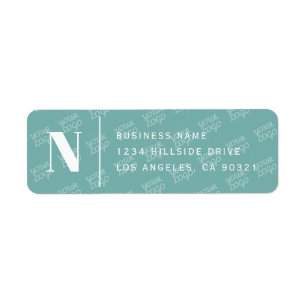 Tegelontwerp Logo Modern retouradres Etiket