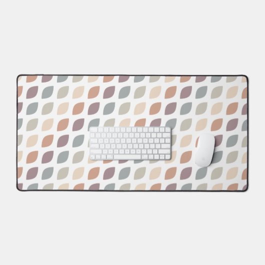 Tegelpasteltekeningen Bureaumat (Keyboard & Muis)