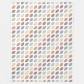 Tegelpasteltekeningen Fleece Deken (Voorkant)