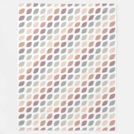 Tegelpasteltekeningen Fleece Deken (Voorkant)