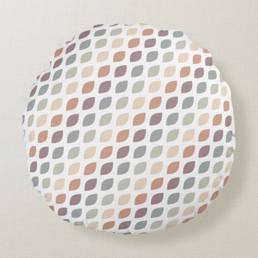 Tegelpasteltekeningen Rond Kussen (Voorkant)