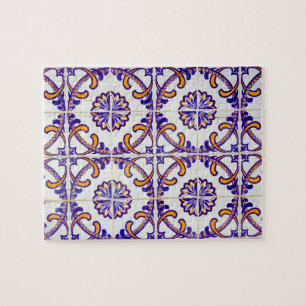 Tegelpatroon close-up, Portugal Legpuzzel