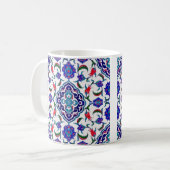 tegelprint koffiemok (Voorkant links)