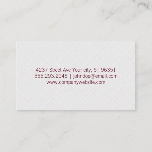 Tegels achtergrond | Timmermanswerk | qr-code Visitekaartje (Achterkant)