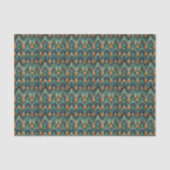 Tegels Art Deco patroon Tissuepapier (Voorkant)