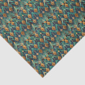 Tegels Art Deco patroon Tissuepapier (Detail)