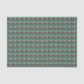 Tegels Art Deco patroon Tissuepapier (Voorkant)