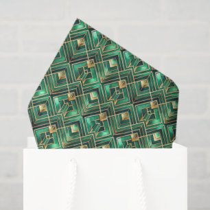 Tegels Art Deco patroon  Tissuepapier