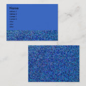 tegels blauw visitekaartje (Voorkant / Achterkant)