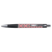 Tegels bloempatroon. Folk art bloei. Pen (Achterkant)
