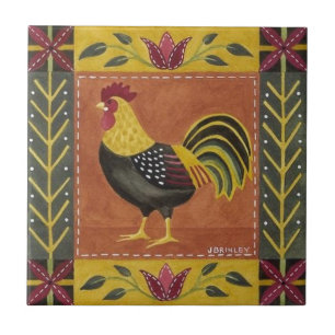 Tegels - Boerderijhaan Tegeltje