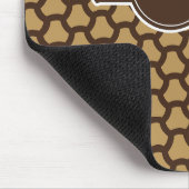 Tegels Cream Chocolate Minimal Pattern Muismat (Hoek)