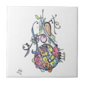 tegels: dynamiek tegeltje (Voorkant)