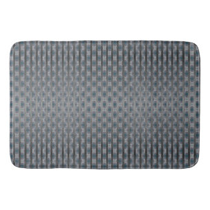 Tegels en grijze staven in de schaduw van Blauwgro Badmat