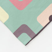  Tegels en vierkantjes in de jaren '50 (lente) Fleece Deken (Hoek)