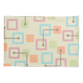 tegels en vierkantjes uit de jaren '50 (pasta) kussensloop (Achterkant)