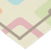  tegels en vierkantjes uit de jaren '50 (pasta) tafelkleed (Gekanteld)