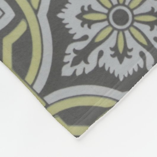  tegels fleece deken (Hoek)