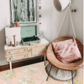 Tegels Frans Bloemenboeket Roze Goud Ephemera Tissuepapier