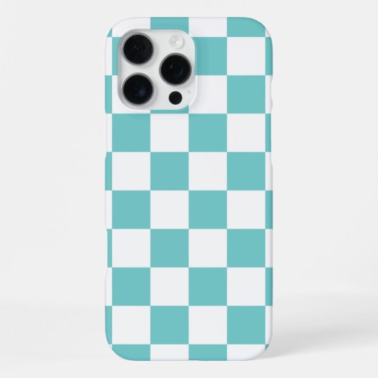 Tegels Groen En Wit iPhone Hoesje (Achterkant)