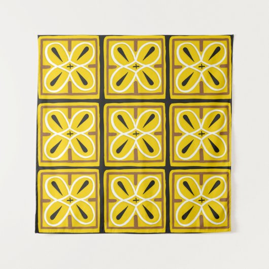  tegels, illustratiepatroon wandkleed (Voorkant)