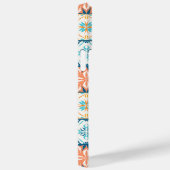  tegels in blauw en oranje Case-Mate iPhone case (Achterkant / Rechts)